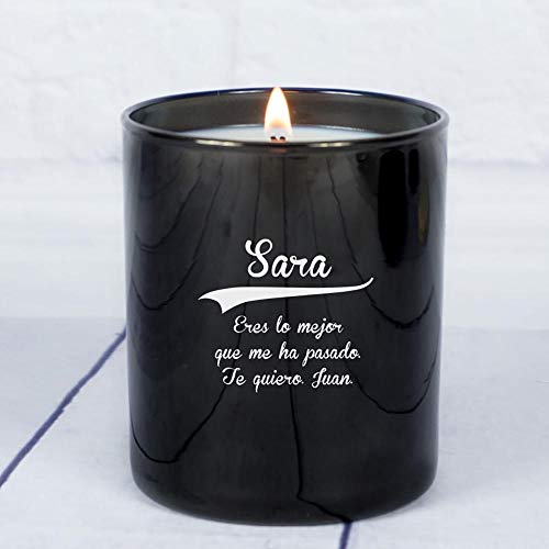 Regalo Personalizado: Vela Personalizable Nombre y dedicatoria