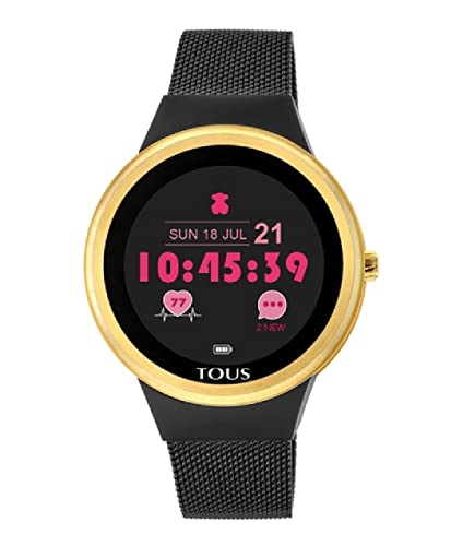 RELOJ Tous SMARTWATCH 100350670 - Rond and Connect - Acero - Dorado Correa Mesh