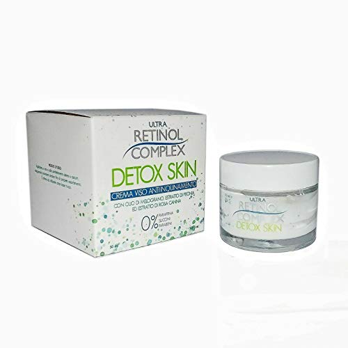 Retinol Complex - Crema facial anticongelante Detox Skin, rosa peonía, 50 ml