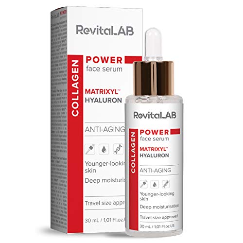 RevitaLAB - Sérum facial hidratante antienvejecimiento con colágeno, Matrixyl™ y ácido hialurónico, 30 ml