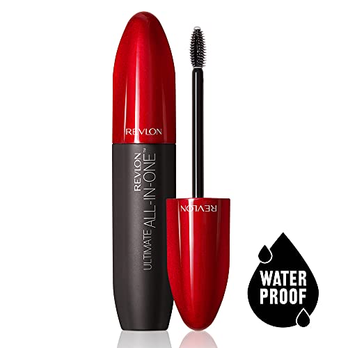 Revlon Ultimate All-in-One Máscara de Pestañas Impermeable (Blackest Black)