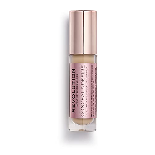 Revolution Beauty Ltd20647 Makeup London Conceal & Define Concealer Korektor W Plynie 3,4ml, C7, 21 Gramo