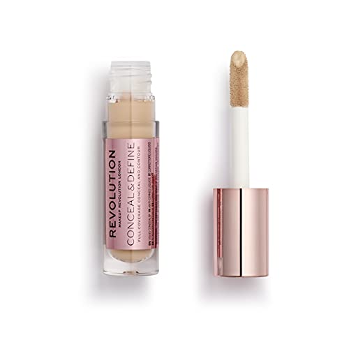 Revolution Beauty Ltd20647 Makeup London Conceal & Define Concealer Korektor W Plynie 3,4ml, C7, 21 Gramo