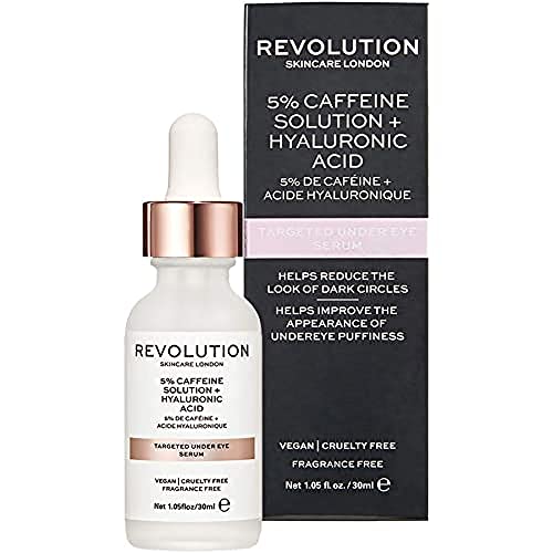 Revolution Skincare 1103817revolution Dirigido Bajo Los Ojos Suero - 5% De Cafeína, color Translucent
