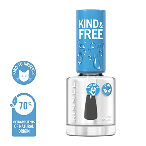 Rimmel Kind & Free Laca de Uñas, Tono 150 Top Coat, 8 ml