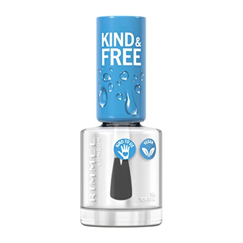 Rimmel Kind & Free Laca de Uñas, Tono 150 Top Coat, 8 ml