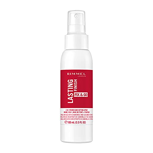 Rimmel London Insta Fix and Go - Spray fijador, 100 ml