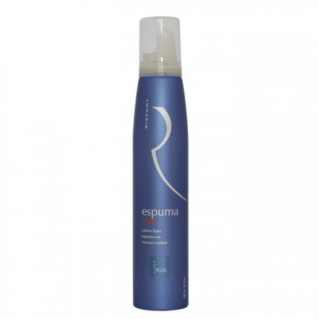 Risfort, Negro, Espuma Color Plata 200 ml