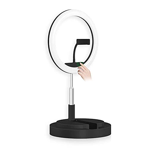 ROM Luz de Relleno del Espejo del Maquillaje en Vivo del teléfono móvil portátil 29cm Luz de Relleno del Anillo de Selfie de la Belleza del Ancla del LED