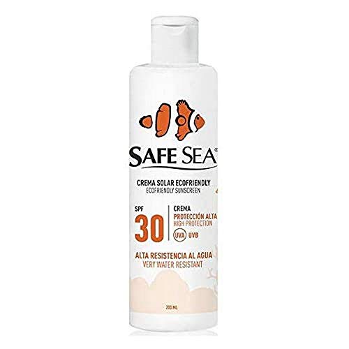 SAFE SEA CREMA SOLAR ECOFRIENDLY especial medusas SPF30 200 ml