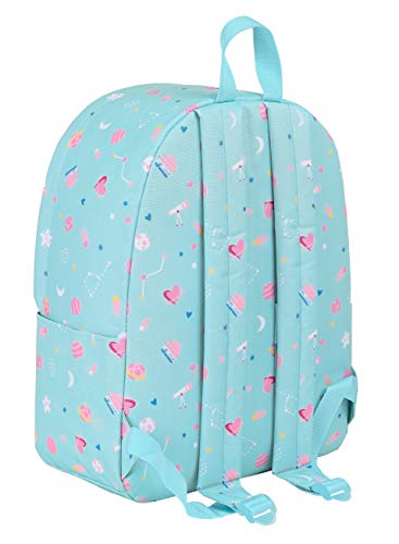 Safta Mochila para Portátil 14.1" My Space, 310x160x400 mm, Azul Celeste (M902)