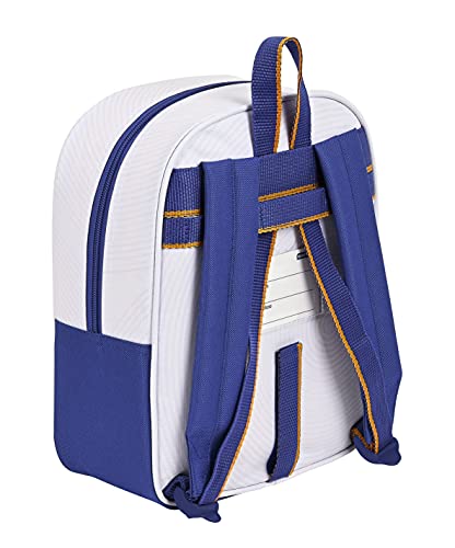 safta Real Madrid, Mochila Unisex niños, Azul/Blanco, M