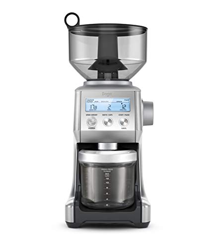 Sage Appliances The Smart Grinder Pro Molinos de café, 165 W, Acero Inoxidable Cepillado
