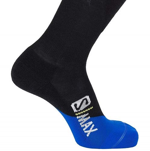 SALOMON S/MAX 1 Par de Calcetines Gruesos, Hombre, Negro/Surf The Web, L