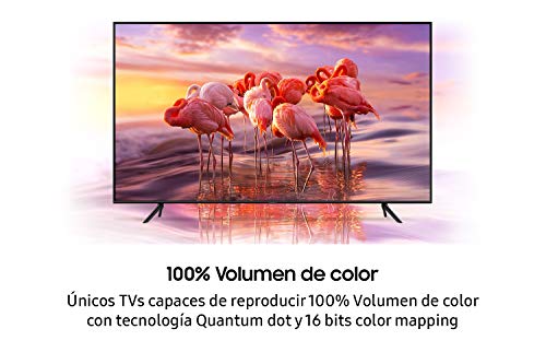 Samsung QLED 4K 2020 50Q60T - Smart TV de 50" con Resolución 4K UHD, con Alexa integrada, Inteligencia Artificial 4K Wide Viewing Angle, Sonido Inteligente, One Remote Control