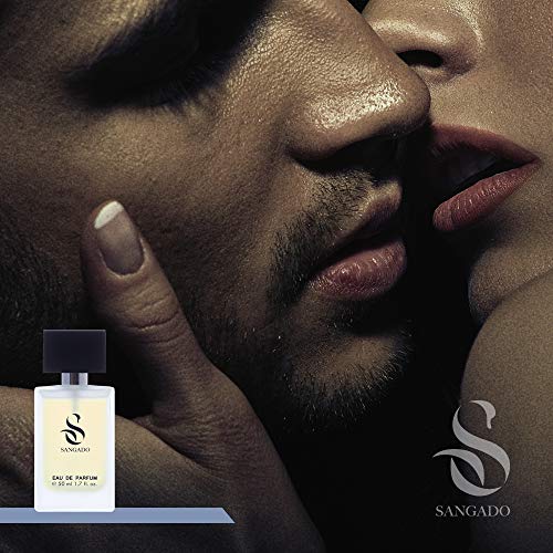 SANGADO Molecule Perfume Unisex, Olor Lujoso, Almizcle Floral Amaderado, Francesas Finas, Extra Concentrado (Eau de Parfum), Súper Feromona ISO E, Spray de 50 ml, Seductora, Sensual, Un Gran Regalo