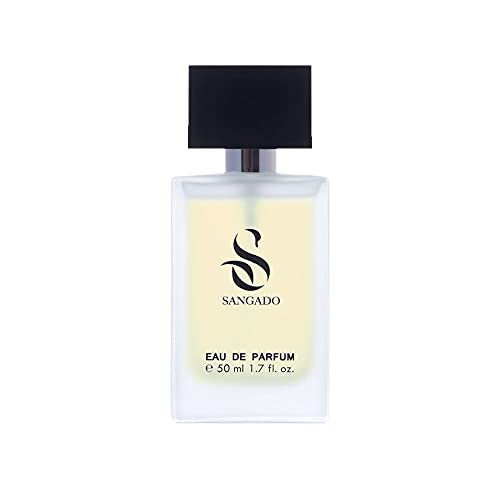 SANGADO, Perfume para hombre, 8 – 10 horas de duración, olor de lujo, picante amaderado, esencias francesas finas, extra concentradas (Eau de Parfum), elegante, masculino, seductor, 50 ml