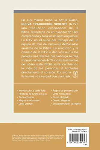 Santa Biblia NTV, Edición personal, letra grande (Letra Roja: Nueve Traduccion Viviente, SentiPiel Rosa, Edición Personal, Letra Grande / New Living Translation, Rose Red, Sentipiel, Big Letter