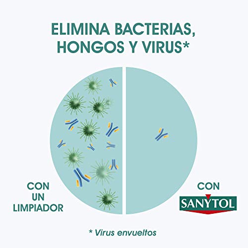 Sanytol – Toallitas Desinfectantes Multiusos, Eliminan Bacterias, Hongos y Virus Sin Lejía, Perfume Eucaliptus - Pack de 10 x 30u = 300 toallitas