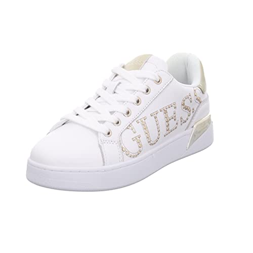 Scarpe Donna Sneaker Guess Rorii in Pelle Bianco D22GU30 FL7RORELE12 39