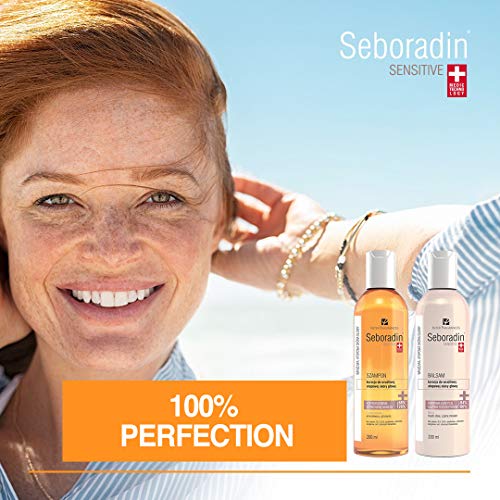 Seboradin Bálsamo Acondicionador para el Cabello para la Piel Sensible del Cuero Cabelludo, Propensa a la Atopia y la Irritación, con Manteca de Karité para Mujeres y Hombres, 200 ML