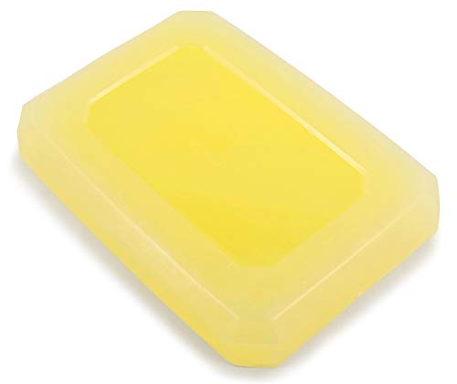 Seifenprofis - Jabón de aceite de oliva - Jabón de glicerina crudo base de jabón - Amarillo dorado (libre de SLS) (1 kg)