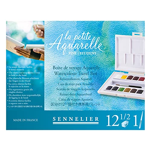 Sennelier La Petite Aquarelle - 12 medias bocadillos