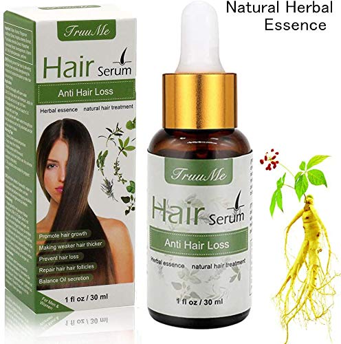 Serum Pelo, Hair Growth Serum, Serum Crecimiento Cabello, Esencia de Hierbas Naturales, Para Adelgazamiento del Cabello, Engrosamiento y Regeneración, Para un Rápido Crecimiento del Cabello