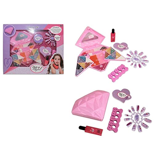 Set cosmetica maquilla y uñas