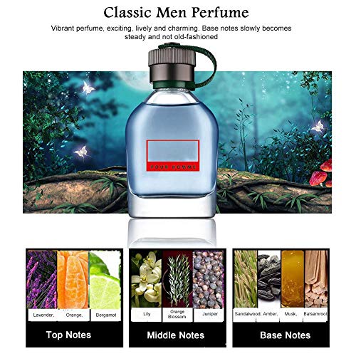 Set de Eau de Toilette para hombre, 25ml x 4PCS, portátil, para hombre, con fragancia, juego de perfume de colonia, perfume de larga duración, regalo para esposo, padre, novio