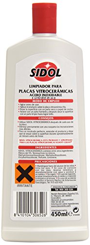 Sidol Vitrocerámicas Crema 450 ml, Estándar (6330)