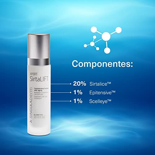 Singuladerm Xpert SirtaLIFT Sérum antiedad 50 ml, Sérum facial, Efecto lifting inmediato, Sérum lifting facial, Tratamiento antiedad