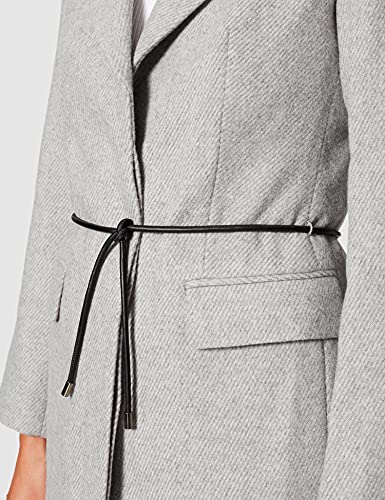 Sisley 2BOY5K447 Wool Blend Coat, Grey 901, 42 para Mujer