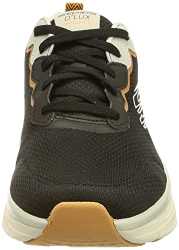 Skechers D'Lux Walker Scrambler, Zapatillas Hombre, Black, 41 EU