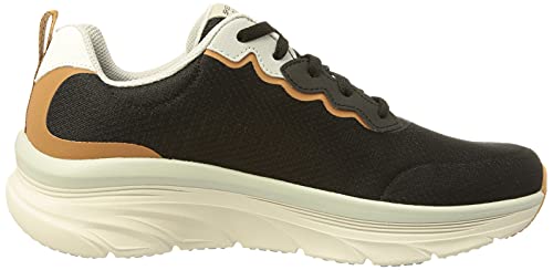 Skechers D'Lux Walker Scrambler, Zapatillas Hombre, Black, 41 EU