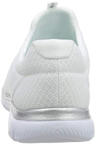 Skechers Summits, Zapatillas de Deporte Mujer, White Silver, 39 EU