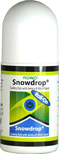 Snowdrop - Frotar refrigerante sin parabenos con árnica y avellana de bruja, 50 ml