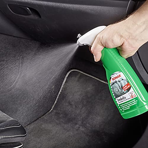 SONAX SmokeEx eliminador de olores+Spray de frescura para el coche (500 ml) también utilizable como pulverizador para habitaciones | N.° 02922410-544