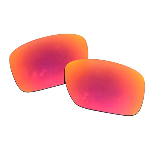 SOODASE Para Oakley Turbine Gafas de Sol Rojo Lentes de Repuesto polarizadas