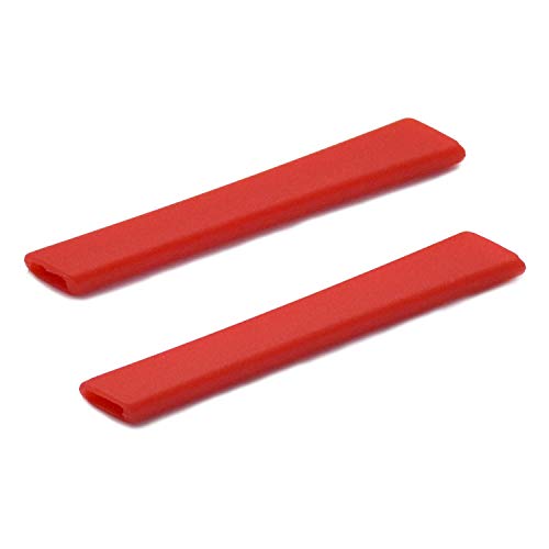 SOODASE Rojo/Negro Kit de goma de silicona Earsocks de repuesto Para Oakley Jawbone Vented Marco de gafas de sol