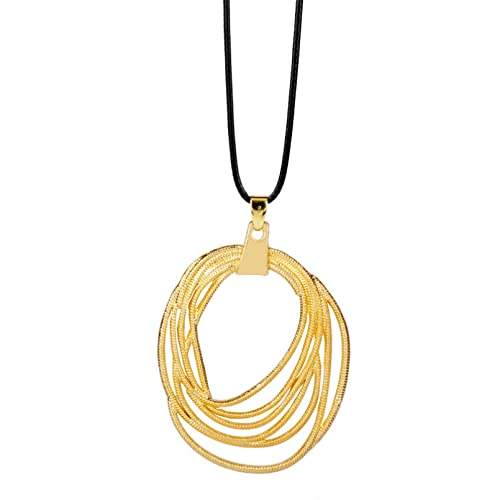 SOTUVO Collar Accesorios de película Mujer Hero Golden Whip Mantra Lasso Colgante Collar joyería