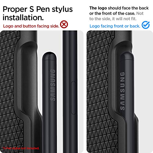 Spigen Funda Liquid Air P Compatible con Samsung Galaxy S21 Ultra 5G, S-Pen no Incluido - Negro Mate