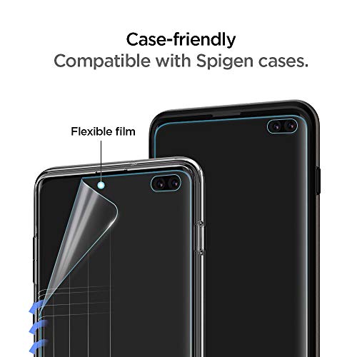 Spigen NeoFlex Protector de Pantalla para Samsung Galaxy S10 Plus Película de TPU - 2 Unidades