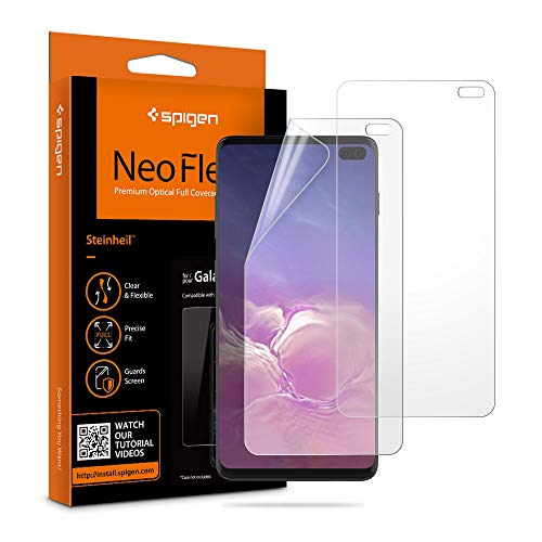 Spigen NeoFlex Protector de Pantalla para Samsung Galaxy S10 Plus Película de TPU - 2 Unidades