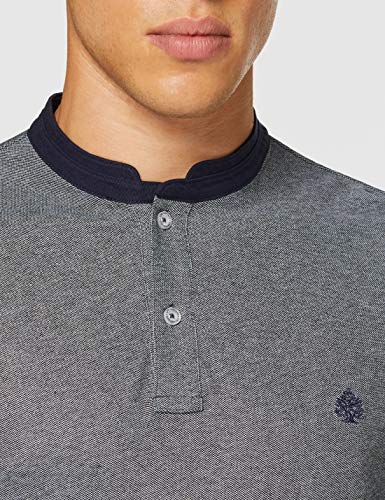 Springfield 3Ds Polo Mao Ml Puño Mel-C/44 Camiseta, Gris (Dark_Grey 44), S (Tamaño del Fabricante: S) para Hombre