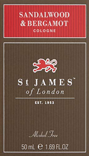 St. James of London Colonia Sándalo & Bergamota 50ml, Único