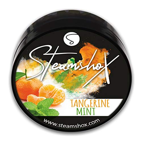 SteamshoX® Mandarina y menta - Piedras de vapor para cachimba shisha narguile - Sustituto de tabaco sin nicotina