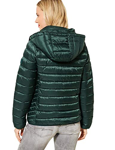 Street One 201528 Nylonjacke Chaqueta, Verde Medianoche, 38 para Mujer