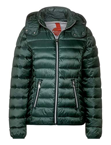 Street One 201528 Nylonjacke Chaqueta, Verde Medianoche, 38 para Mujer