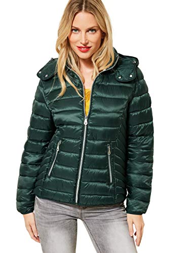 Street One 201528 Nylonjacke Chaqueta, Verde Medianoche, 38 para Mujer